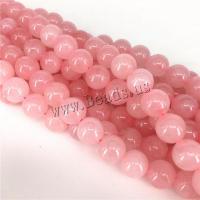 Natuurlijke Rose Quartz parels, Rozenkwarts, Ronde, gepolijst, DIY & verschillende grootte voor keus, roze, Verkocht door Strand