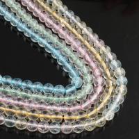 Fashion Glass Beads Round Sold By Strand