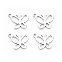 Edelstahl Schmuck Anhänger, Schmetterling, plattiert, Modeschmuck & unisex, 9.80x12.30mm, 20PCs/Tasche, verkauft von Tasche