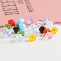 Mode Glasperlen, Glas, Rhombus, plattiert, DIY, keine, 3mm, ca. 135PCs/Strang, verkauft von Strang