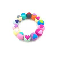 Beads silicone, Silicone FDA, Cerchio, DIY & per i bambini, nessuno, 15mm, Venduto da PC