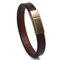 Lederband Armband, Kunstleder, mit Edelstahl, Modeschmuck, keine, verkauft von PC