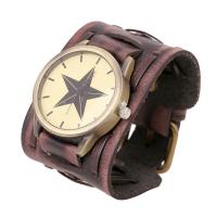 Reloj de Pulsera para Hombre, cuero de imitación, con aleación de zinc, Joyería, más colores para la opción, 25-26CMx4.8CM, Vendido por UD