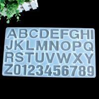 Silikon Epoxy-Form-Set, Alphabet-Buchstabe, keine, 355x192x10mm, verkauft von PC