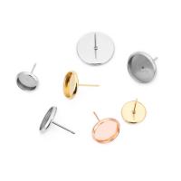 Stainless Steel Earring Stud Component plated DIY Sold By PC