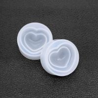 Set di stampe epossidici fai da te, silicone, Cuore, Sostenibile, 36x14mm, Venduto da PC