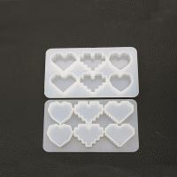 Set di stampe epossidici fai da te, silicone, Cuore, Sostenibile, 155x98x15mm, Venduto da PC