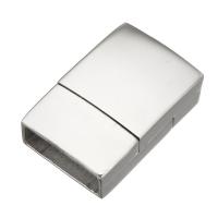 Stainless Steel Magnetic Clasp Rectangle original color Approx Sold By Lot