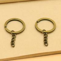 Zinc Alloy Key Clasp plated DIY nickel lead & cadmium free 28mm Sold By Bag