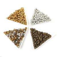 Perline in lega di zinco, lega in zinco, placcato, DIY, nessuno, assenza di nichel,piombo&cadmio, 6x4mm, Foro:Appross. 1.5mm, 50PC/borsa, Venduto da borsa