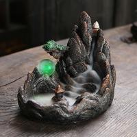 Backflow Incense Burner Resin handmade for home and office & durable Sold By PC