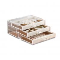 Multifunctionele sieraden box, Plastic, drie lagen, meer kleuren voor de keuze, 240x135x110mm, Verkocht door PC