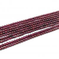 Naturlig granat perler, Garnet, du kan DIY, 3.5mm-4.5mm, Solgt af Strand