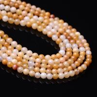 Natural Jade Beads Jade Yellow DIY Sold Per Approx 15 Inch Strand