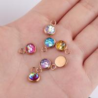 Stainless Steel Pendants nickel lead & cadmium free 6mm Sold By Bag