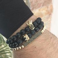 Abrazine Stone Bracelet fashion jewelry 16-25cm Sold By Set