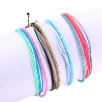 Seedbead Armband, mit Wachsschnur, Modeschmuck, keine, verkauft von Strang