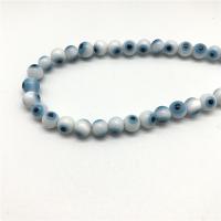 Boze oog glasparels, Glas, Ronde, handgemaakt & DIY, meer kleuren voor de keuze, 4-6MM, Verkocht door Strand