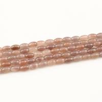 Μωβ Aventurine Χάντρα, με Seedbead, γυαλισμένο, DIY & διαφορετικό μέγεθος για την επιλογή, πράσινος, 4x6mm, Μήκος Περίπου 15.4 inch, 2Σκέλη/τσάντα, Περίπου 65PCs/Strand, Sold Με τσάντα