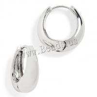 Messing Huggie Hoop Earring, plated, voor vrouw, meer kleuren voor de keuze, 20mm, Verkocht door pair