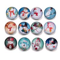 Jewelry Snap Button Glass plated durable & fashion jewelry 18mm Sold By PC