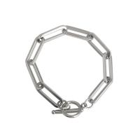 Titanium ocel náramek, lesklý, unisex & různé velikosti pro výběr, metalíza á, Prodáno By Strand