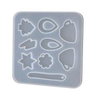 DIY Epoxi Mold Set, Silikon, Geometriskt mönster, plated, Hållbar, 85x85x4mm, Säljs av PC