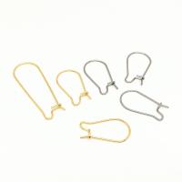 Kuka od nehrđajućeg čelika Earwire, Nehrđajući čelik, pozlaćen, modni nakit & različite veličine za izbor & za žene, više boja za izbor, Prodano By PC