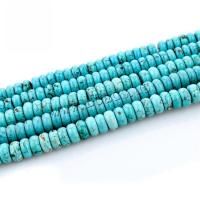 Χάντρες Turquoise, Συνθετικό Τυρκουάζ, γυαλισμένο, DIY, τιρκουάζ, 4x8mm, Sold Με Strand