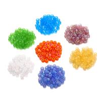 Матовый стеклянный бисер, Seedbead, с Лэмпворк, Круглая, Другое покрытие, DIY & глазированный, Много цветов для выбора, 2mm, продается сумка