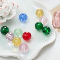 Χάντρες Lampwork, Γυάλινα, Γύρος, DIY & διαφορετικό μέγεθος για την επιλογή, περισσότερα χρώματα για την επιλογή, 10,12mm, 100PCs/τσάντα, Sold Με τσάντα