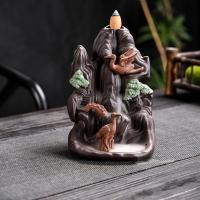 Backflow Incense Burner Porcelain handmade for home and office & durable Sold By PC