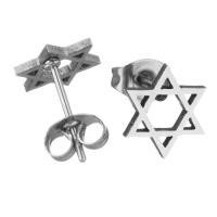 Edelstahl Ohrstecker Set, Stud Ohrring, plattiert, Modeschmuck & für Frau, 8x9.50mm, verkauft von setzen