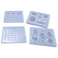 DIY Epoxy Mold Set Silicone for DIY Jewelry Pendants & Button & Cabochons Mold plated durable Sold By PC