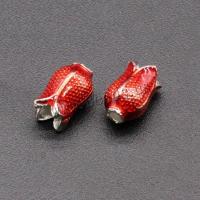 Brass Bead Cap Zinc Alloy plated DIY & enamel nickel lead & cadmium free Sold By Bag