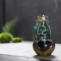 Backflow Incense Burner Porcelain handmade for home and office & durable Sold By PC