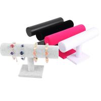 Expositores de Cuero para Pulseras, plástico PVC, con Cuero de PU, diferentes materiales para la opción, más colores para la opción, 235x150mm, 5PCs/Grupo, Vendido por Grupo