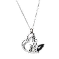 Cremation Jewelry Ashes Urn Necklace Titanium Steel polished Unisex Length Approx 19.68 Inch Sold By PC