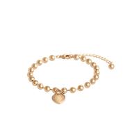 Bracelet d'acier titane, Plaqué de couleur d'or rose, styles différents pour le choix & pour femme, 12mm, Vendu par 6.49 pouce brin