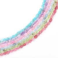 Mixed Gemstone Beads Aquamarine irregular polished DIY 6*8mm Sold By Strand