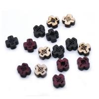 Abalorios de Madera, chapado, Joyería & unisexo, más colores para la opción, 10x10mm, 20PCs/Bolsa, Vendido por Bolsa