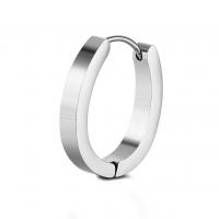 Stainless Steel Huggie Hoop Earring plated fashion jewelry & Unisex Sold By PC