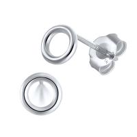 Sterling Silver Jewelry orecchino, 925 sterline d'argento, placcato, per la donna, nessuno, 5mm, Venduto da PC