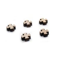 ウッドビーズ, ウッド, クロス, メッキ, ファッションジュエリー & ユニセックス, 13x13x2mm, 20パソコン/バッグ, 売り手 バッグ