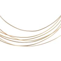 Wire Brass, Ορείχαλκος, χρώμα επίχρυσο, DIY & διαφορετικό μέγεθος για την επιλογή, νικέλιο, μόλυβδο και κάδμιο ελεύθεροι, Sold Με spool