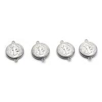 Zink Alloy Connector, plated, mode smycken & Unisex, nickel, bly och kadmium gratis, 30x22mm, 10PC/Bag, Säljs av Bag