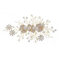 Næb klip, Zinc Alloy, guldfarve belagt, Vintage & for kvinde & med rhinestone, nikkel, bly & cadmium fri, 130x65mm, Solgt af PC