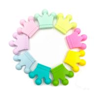 FDA Silikon Baby Teething Spielzeug, Krone, für Baby, keine, 35*30*10mm, verkauft von PC