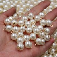 Plastic Kralen, Plastic Pearl, Ronde, moffelen vernis, DIY & verschillende grootte voor keus, meer kleuren voor de keuze, 8mm, Verkocht door Strand