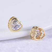 Μενταγιόν Cubic Zirconia (CZ) Brass, Ορείχαλκος, χρώμα επίχρυσο, DIY & διαφορετικό μέγεθος για την επιλογή & μικρο ανοίξει κυβικά ζιρκονία & για τη γυναίκα, νικέλιο, μόλυβδο και κάδμιο ελεύθεροι, 20PCs/τσάντα, Sold Με τσάντα